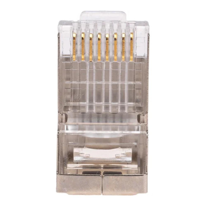 Rexant 05-1029 Разъем сквозной RJ-45 8P8C под витую пару, FTP, CAT 6 Упаковка 100 шт