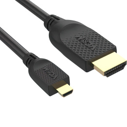 Кабель HDMI-19M --MicroHDMI-19M ver 2.0 1.8m, медь, VCOM CG587-1.8M _1