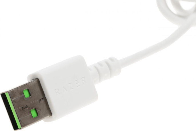 Мышь проводная Razer DeathAdder Essential, игровая, оптическая, USB, 6400dpi, белый [rz01-03850200-r3c1]