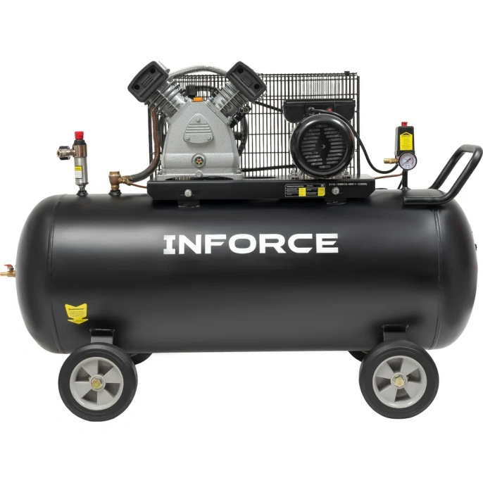 Ременной компрессор (200 л; 10 бар; 412 л/мин) Inforce BCX-200L