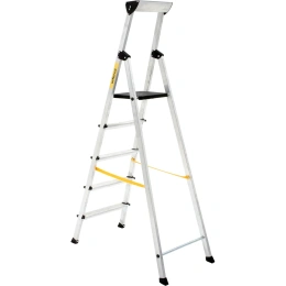 Алюминиевая стремянка с алюминиевым лотком Inforce 5 ступеней СП-01-05