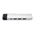 USB-хаб Satechi Aluminum Pro Hub with Ethernet & 4K HDMI для MacBook Air 2018-2020, MacBook Pro 2018-2020. Цвет серебряный. (ST-TCPHES)