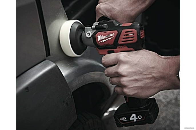 Полировальная машина Milwaukee M12 BPS-0 4933447791 питание: аккумулятор, 12 В, частота вращения на холостом ходу: от 2800 до 8300 об/мин, диаметр диска: 76 мм, фиксация