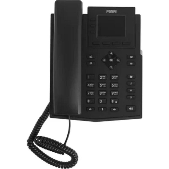 Телефон IP Fanvil X303 c б/п черный