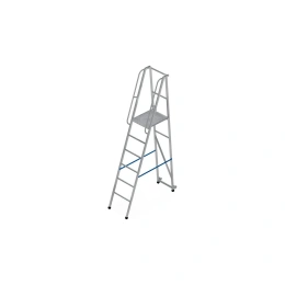 Лестница-платформа MEGAL фиксированной высоты - ЛПФВА Н=2.0-3 передвижная 040605