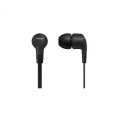 Наушники Philips TAE1105BK/00, 3.5 мм, внутриканальные, черный