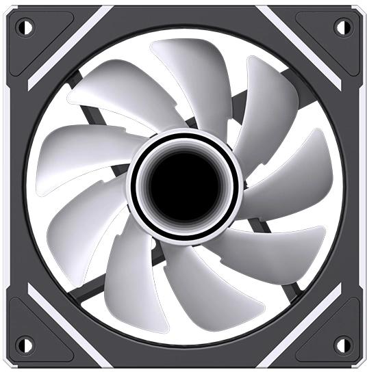Вентилятор Bloody BD-CF120ARGB2 LCD ARGB 120х120x25 черный 4-pin упак.:1шт BD-CF120ARGB2-BK Ret