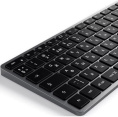 Клавиатура беспроводная Satechi Slim X2 Bluetooth Keyboard - русская раскладка. Цвет: серый космос (ST-BTSX2M-RU)