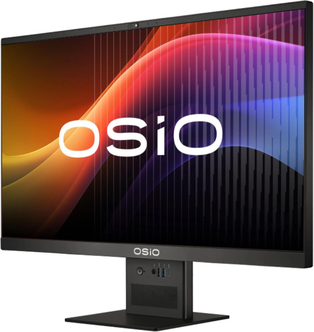 Моноблок Osio BaseLine B240i-001b 23.8" Full HD i3 1115G4 3 8Gb SSD256Gb UHDG без ОС GbitEth WiFi BT 84W Cam черный 1920x1080 RUS