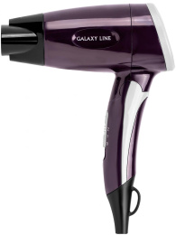 Фен GALAXY LINE GL 4338, 1200Вт, фиолетовый и черный