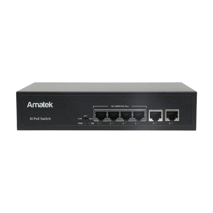 Коммутатор PoE Amatek AN-S6P 7000448