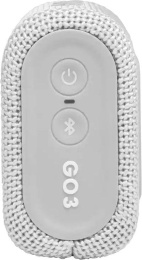 Колонка портативная JBL GO 3, 4.2Вт, белый [jblgo3wht]
