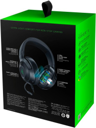 Наушники с микрофоном Razer Kraken V3 X черный 1.8м мониторные оголовье (RZ04-03750300-R3M1)