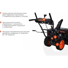 Бензиновый снегоуборщик Gigant SP-8-710ES