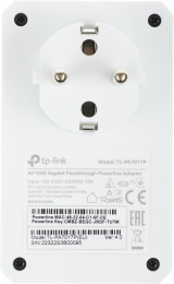 Сетевой адаптер HomePlug AV TP-Link TL-PA7017P KIT AV1000 Gigabit Ethernet (упак.:2шт)