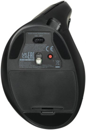 Беспроводная компьютерная мышь вертикальная UGREEN MU008S 85081 Multi-mode Wireless Vertical Mouse 2.4 GHz&BT. Цвет: черный (85081_)