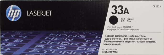 Картридж HP CF233A №33A Black для HP LJ Ultra M106/M134