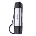 Картридер Netac WK13 WK13GYCN USB3.2 SD, SDHC, SDXC, microSD, microSDHC, microSDXC, USB Type-A/USB Type-С, Серебристый