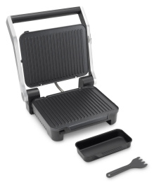 Электрогриль DOMFY Metal, DSM-EG703 серебристый