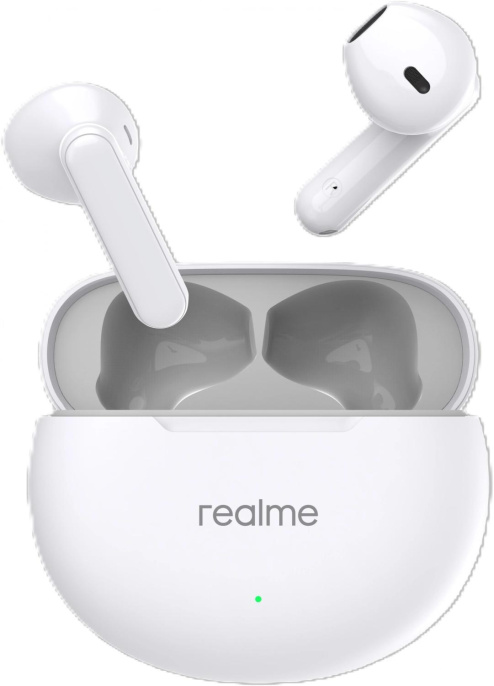 Гарнитура вкладыши Realme Buds T01 белый беспроводные bluetooth в ушной раковине 6941764436206