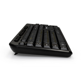 Клавиатура ExeGate Multimedia Professional Standard LY-500M (USB, полноразмерная, влагозащищенная, 115кл., Enter большой, мультимедиа, длина кабеля 1,5м, черная, Color Box) EX286177RUS