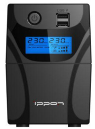 ИБП Ippon Back Power Pro II 500 500VA/300W LCD/USB/RJ11/45 (4 IEC С13) 12V/7Ah*1 1030299 