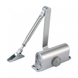 Доводчик ZKTeco DC80120L для двери шириной до 1300 мм и массой 120 кг, невидимые крепления, скрытые крышкой зажима