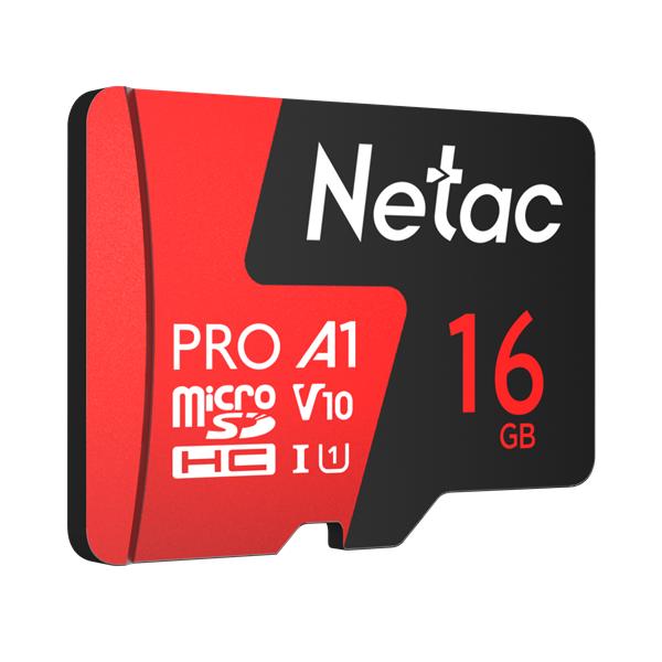 Карта памяти microSDHC UHS-I U1 NETAC P500 Extreme Pro 16 ГБ, 90 МБ/с, Class 10, NT02P500PRO-016G-R,  1 шт., переходник SD