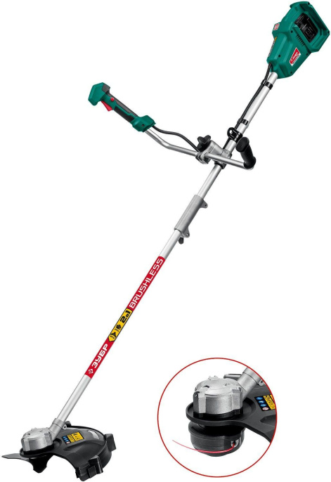 Триммер электрический Зубр ТАБ-365-22,  аккумуляторный,  18В,  2Ач,  с ЗУ