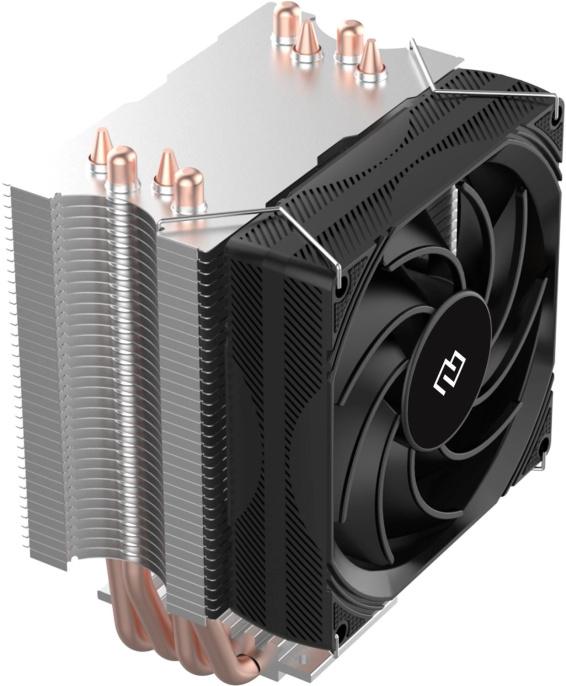 Устройство охлаждения (кулер) Digma D-CPC150-PWM1,  4-pin,  90мм,  черный,  retail