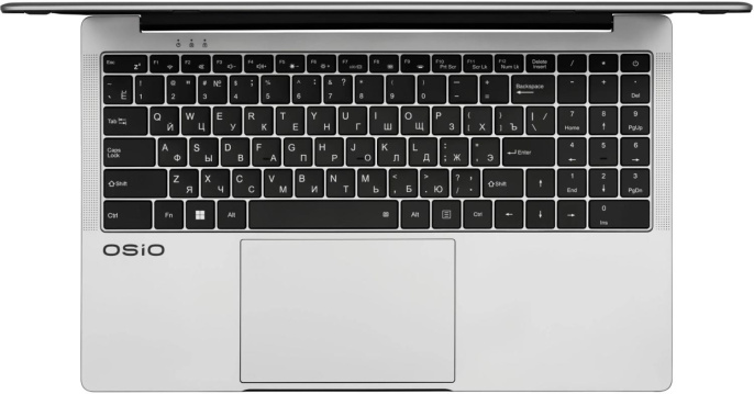 Ноутбук Osio FocusLine F150A-001 Ryzen 5 5560U 8Gb SSD256Gb AMD Radeon Graphics 15.6" IPS FHD (1920x1080) без ОС grey WiFi BT Cam 6000mAh