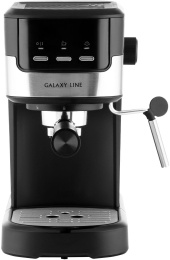 Кофеварка GALAXY LINE GL 0757, рожковая, черный [гл0757л]