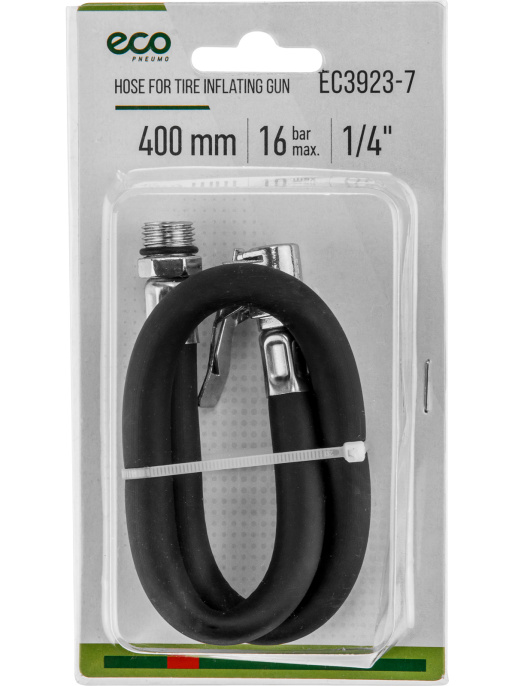 Шланг для пистолета подкачки шин 400 мм 1/4" ECO EC3923-7