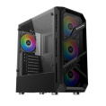 Корпус Xigmatek Lamiya EN40016 ATX, USB3.0x1+USB2.0x2, Front & Left TG, 4PCS X24A Fan, Galaxy II Fan Control Box & Remote 748113