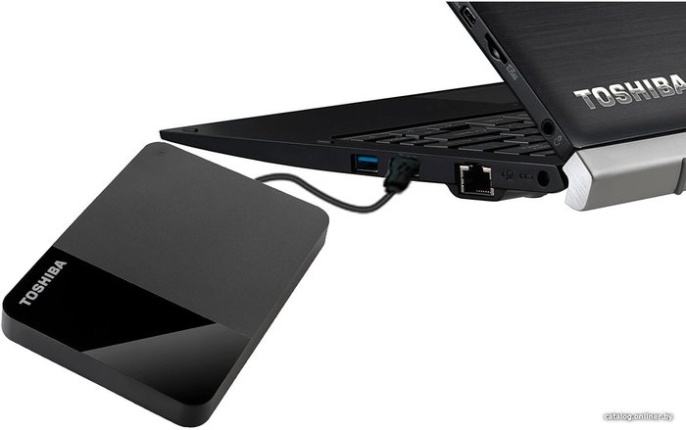 Жесткий диск Toshiba USB3.0 1TB HDTP310EK3AA Canvio Ready 2.5" черный