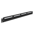 Патч-панель ExeGate EPP3-19-24-8P8C-C6-110D (19", UTP, 24 port, cat.6, KRONE&110(dual IDC), 1U, RoHS, Black, RTL) EX281080RUS
