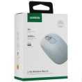 Мышь UGREEN MU105-90671, 800/1200/1600/2400 DPI,функция бесшумного режима, Режим: беспроводной -2,4 ГГц, рабочее расстояние: 10 м, рабочее напряжение: 1,5 В, рабочий ток: 10 мА, щелочная батарея AA (входит в комплект), совместимые системы: Windows 7/8.1/1