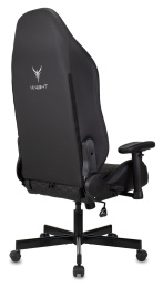 Кресло игровое KNIGHT Neon, на колесиках, эко.кожа, черный [knight neon carbon]