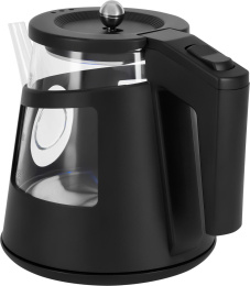 Чайник электрический Vitek VT-WK1083 1л. 1100Вт черный корпус: стекло
