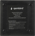 Внешний DVD-привод Gembird DVD-USB-02 с интерфейсом USB 2.0 пластик, черный