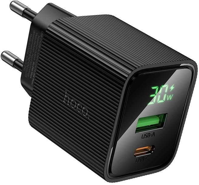 Сетевое зар./устр. Hoco CS84A Excellent PD30W+QC3.0 30W 3A PD+QC универсальное черный 64554