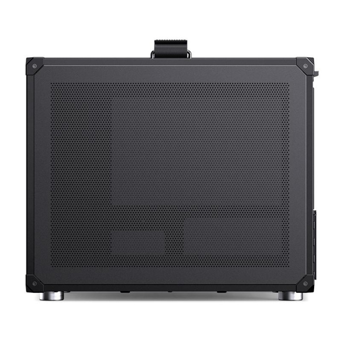 Корпус без блока питания Case JONSBO C6 MAX Handle, Mini-Tower, TG, no fan, 1xUSB-A 3.0 + 1xUSB-C 3.1, mATX, mITX Black