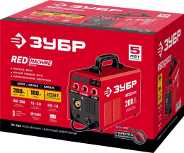 Сварочный полуавтомат Зубр ПС-200,  инвертор