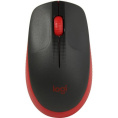 Манипулятор Logitech Wireless Mouse M190 RTL USB 3btn+Roll беспроводная 910-005908 black\red (1992365)