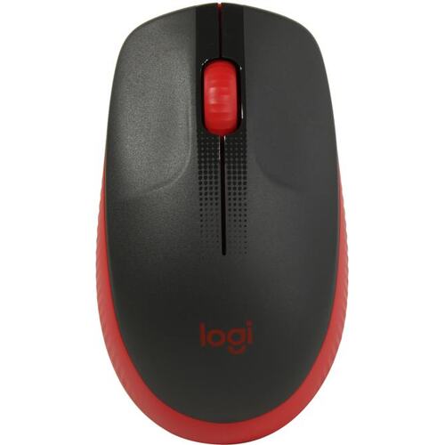 Манипулятор Logitech Wireless Mouse M190 RTL USB 3btn+Roll беспроводная 910-005908 black\red (1992365)