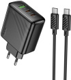 Сетевое зар./устр. Hoco CS26A Article 45W 3A PD+QC+AFC универсальное черный PD45W