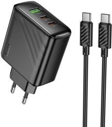 Сетевое зар./устр. Hoco CS26A Article 45W 3A PD+QC+AFC универсальное черный PD45W
