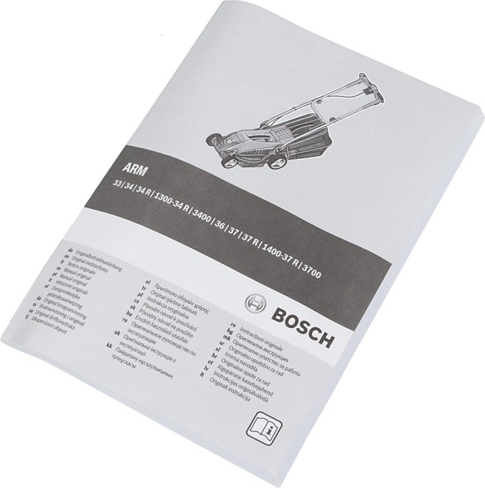 Газонокосилка электрическая роторная Bosch UniversalRotak 34-405 06008A6401 1300Вт