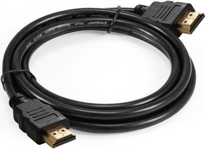 Кабель HDMI ExeGate EX-CC-HDMI-1.5 (19M/19M, 1,5м, v1.4b, позолоченные контакты) EX294683RUS
