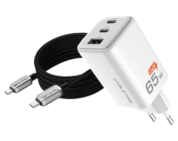 Комплект CABLETIME (Зарядное устройство GA65W+Магнитный кабель CU08H)(GA65W+CU08H)